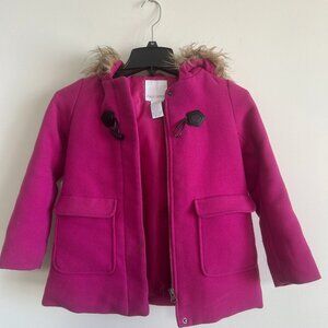 Falls Creek Girls Winter Coat, size 6/6X, Dark Pink